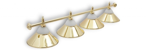 Светильник бильярдный для стола 10-11 футов "Alison Gold" 4 плафона