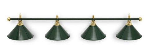 Светильник бильярдный для стола 10-11 футов "Allgreen" 4 плафона