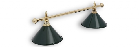 Светильник бильярдный для стола 5-7 футов "Evergreen" 2 плафона