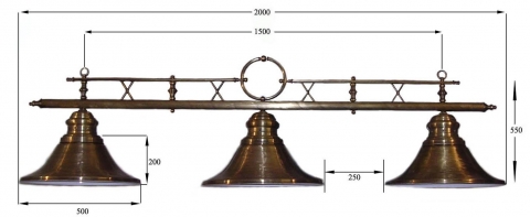Бильярдный светильник на заказ